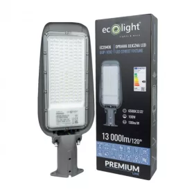   LED utcai lámpa 100W 13000lm 6500K Hidegfény IP65 130lm/W PREMIUM Ecolight