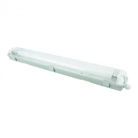   Hermetikus, IP65 porálló LED T8 2x G13 60 cm-es lámpatest TELJES LÁMPÁVAL és Ecolight fóliával