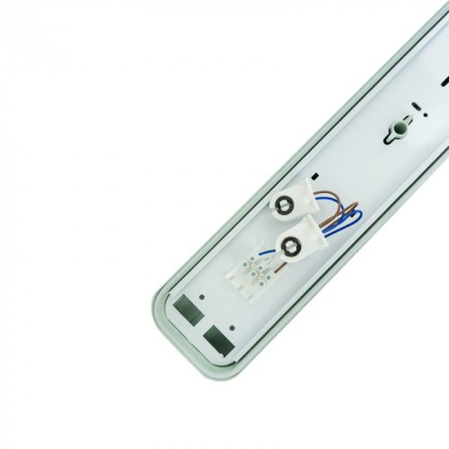 Hermetikus, IP65 porálló LED T8 2x G13 150 cm-es lámpatest TELJES LEMEZES Ecolight fóliával