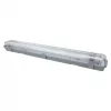 Por- és vízálló hermetikus LED lámpatest IP65 Full Plate + 2x LED fénycső T8 60cm 900lm 6500K hideg fehér Ecolight
