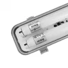 Por- és vízálló hermetikus LED lámpatest IP65 Full Plate + 2x LED fénycső T8 60cm 900lm 6500K hideg fehér Ecolight