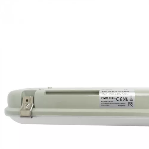 Felületre szerelhető vízmentes lineáris LED lámpatest 40W 4000K semleges fehér 5200lm IP65 115cm Ecolight
