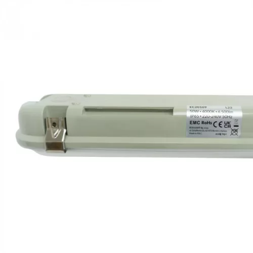 Felületre szerelhető vízmentes lineáris LED lámpatest 50W 4000K semleges fehér 6500lm IP65 115cm Ecolight