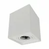 Felületre szerelhető halogén spot henger lámpatest GU10 négyzet alakú fehér OHN-4B N/T Ecolight