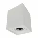 Felületre szerelhető halogén spot henger lámpatest GU10 négyzet alakú fehér OHN-4B N/T Ecolight