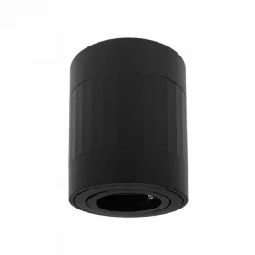   Felületre szerelhető halogén spot henger lámpatest GU10 kerek fekete OHN-5C N/T Ecolight