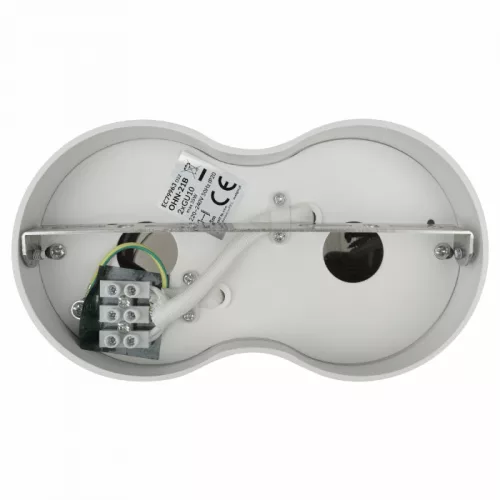 Felületre szerelhető halogén spot henger lámpatest 2x GU10 nyolcas alakú fehér OHN-21B N/T Ecolight