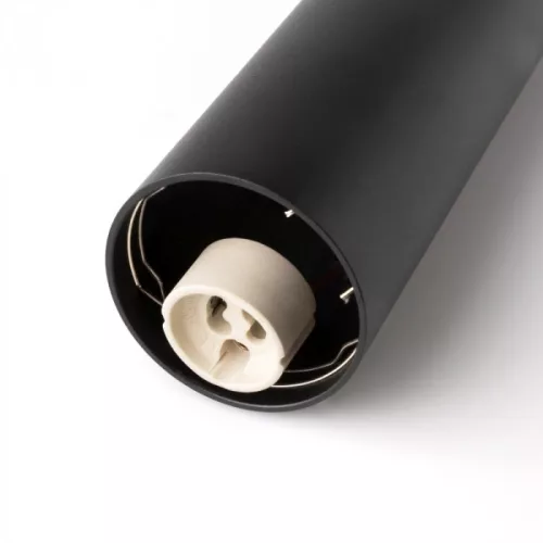 Felületre szerelhető halogén spot henger lámpatest GU10 kerek fekete OHN-ZC N/T Ecolight