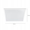 LED panel Süllyesztett/Felületre szerelhető kazetta 60x60cm 30W 4000K 4000lm 120° ECOLIGHT