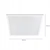 LED panel Süllyesztett/Felületre szerelhető kazetta 60x60cm 30W 4000K 4000lm 120° ECOLIGHT