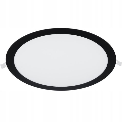 LED panel mennyezeti 24W 4000K 1920lm 29cm körbe süllyeszthető fekete ECOLIGHT
