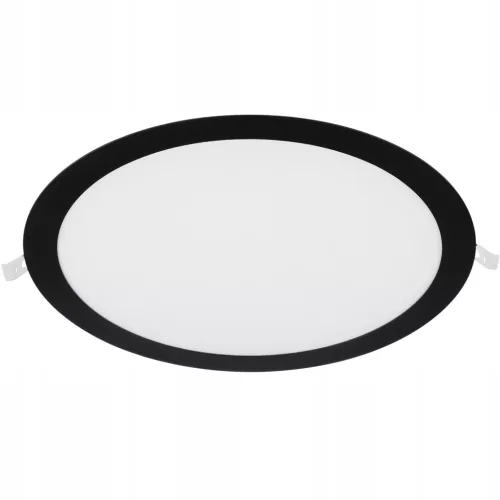 LED panel mennyezeti 24W 4000K 1920lm 29cm körbe süllyeszthető fekete ECOLIGHT