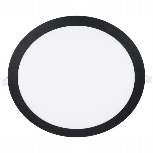LED panel mennyezeti 24W 4000K 1920lm 29cm körbe süllyeszthető fekete ECOLIGHT