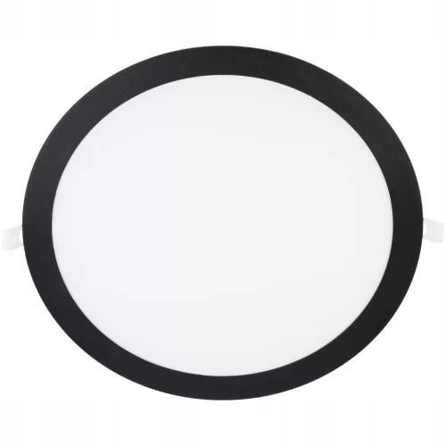 LED panel mennyezeti 24W 4000K 1920lm 29cm körbe süllyeszthető fekete ECOLIGHT