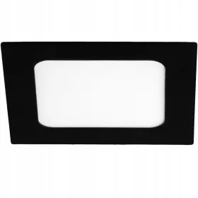   LED panel mennyezeti 6W 4000K 360lm 11cm négyzetes felületre szerelt fekete
