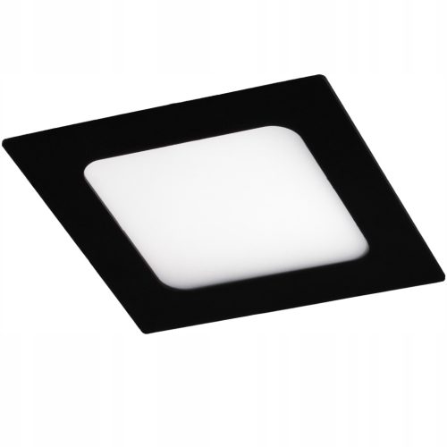 LED panel mennyezeti 6W 4000K 360lm 11cm négyzetes felületre szerelt fekete
