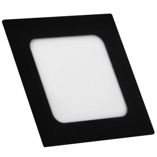 LED panel mennyezeti 6W 4000K 360lm 11cm négyzetes felületre szerelt fekete