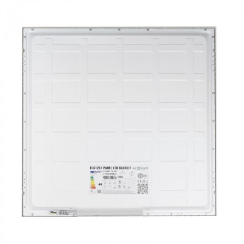 LED Panel 60x60 Süllyesztett Világító Doboz 40W 4800lm 4000K Semleges Fehér Ecolight