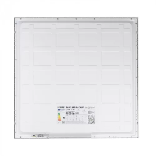 LED Panel 60x60 Süllyesztett Világító Doboz 40W 4800lm 4000K Semleges Fehér Ecolight