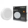 Felületre szerelhető mennyezeti LED panel lámpa 6W 660lm 4000K semleges fehér 120° kerek fehér Downlight Ecolight