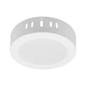   Felületre szerelhető mennyezeti LED panel lámpa 12W 1200lm 4000K semleges fehér 120° kerek fehér Downlight Ecolight