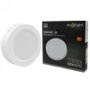 Felületre szerelhető mennyezeti LED panel lámpa 12W 1200lm 4000K semleges fehér 120° kerek fehér Downlight Ecolight