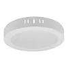 Felületre szerelhető mennyezeti LED panel lámpa 18W 1980lm 4000K semleges fehér 120° kerek fehér Downlight Ecolight