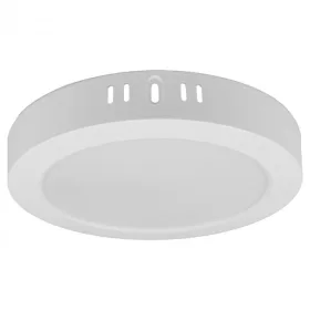   Felületre szerelhető mennyezeti LED panel lámpa 24W 2640lm 4000K semleges fehér 120° kerek fehér Downlight Ecolight