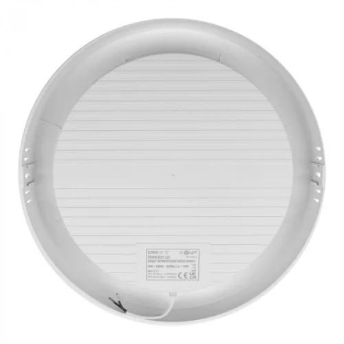 Felületre szerelhető mennyezeti LED panel lámpa 24W 2640lm 4000K semleges fehér 120° kerek fehér Downlight Ecolight