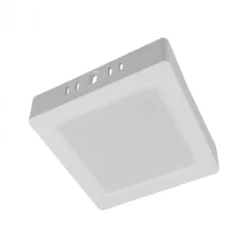   Felületre szerelhető mennyezeti LED panel lámpa 6W 660lm 4000K semleges fehér 120° négyzet alakú fehér Downlight Ecolight