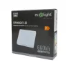 Felületre szerelhető mennyezeti LED panel lámpa 6W 660lm 4000K semleges fehér 120° négyzet alakú fehér Downlight Ecolight