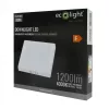 Felületre szerelhető mennyezeti LED panel lámpa 12W 1200lm 4000K semleges fehér 120° négyzet alakú fehér Downlight Ecolight