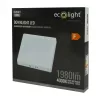 Felületre szerelhető mennyezeti LED panel lámpa 18W 1980lm 4000K semleges fehér 120° négyzet alakú fehér Downlight Ecolight