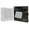 Felületre szerelhető mennyezeti LED panel lámpa 18W 1980lm 4000K semleges fehér 120° négyzet alakú fehér Downlight Ecolight