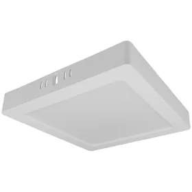   Felületre szerelhető mennyezeti LED panel lámpa 24W 2640lm 4000K semleges fehér 120° négyzet alakú fehér Downlight Ecolight