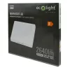 Felületre szerelhető mennyezeti LED panel lámpa 24W 2640lm 4000K semleges fehér 120° négyzet alakú fehér Downlight Ecolight