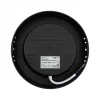 Felületre szerelhető mennyezeti LED panel lámpa 12W 1200lm 4000K semleges fehér 120° kerek fekete Downlight Ecolight
