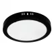 Felületre szerelhető mennyezeti LED panel lámpa 24W 2640lm 4000K semleges fehér 120° kerek fekete Downlight Ecolight