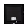 Felületre szerelhető mennyezeti LED panel lámpa 18W 1980lm 4000K semleges fehér 120° négyzet alakú fekete Downlight Ecolight