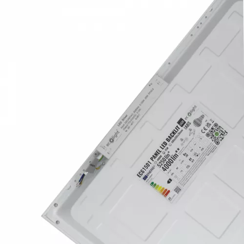Süllyesztett mennyezeti LED panel lámpatest 25W 4000lm 4000K semleges fehér kazettás 60x60 cm Backlit Ecolight