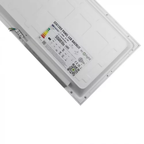 Süllyesztett mennyezeti LED panel lámpatest 50W 5500lm 3000K meleg fehér téglalap alakú 120x30 cm Ecolight