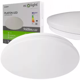   LED mennyezeti lámpa 12W 960lm 4000K semleges IP44 fürdőszobai Ecolight