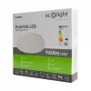 LED mennyezeti lámpa 12W 960lm 4000K semleges IP44 fürdőszobai Ecolight