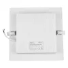 Süllyesztett mennyezeti LED panel lámpatest 18W 1980lm 4000K semleges fehér 120° négyzet alakú fehér Downlight Ecolight