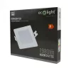 Süllyesztett mennyezeti LED panel lámpatest 18W 1980lm 4000K semleges fehér 120° négyzet alakú fehér Downlight Ecolight