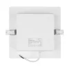 Süllyesztett mennyezeti LED panel lámpatest 12W 1200lm 4000K semleges fehér 120° négyzet alakú fehér Downlight Ecolight