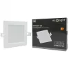 Süllyesztett mennyezeti LED panel lámpatest 12W 1200lm 4000K semleges fehér 120° négyzet alakú fehér Downlight Ecolight