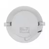 Süllyesztett mennyezeti LED panel lámpatest 12W 1200lm 4000K semleges fehér 120° kerek fehér Downlight Ecolight