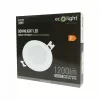 Süllyesztett mennyezeti LED panel lámpatest 12W 1200lm 4000K semleges fehér 120° kerek fehér Downlight Ecolight