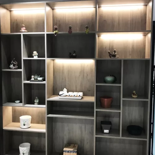 Alumínium profil LED szalagokhoz, fehér, süllyesztett, 2 m, opál lámpabúrával és Ecolight végsapkákkal